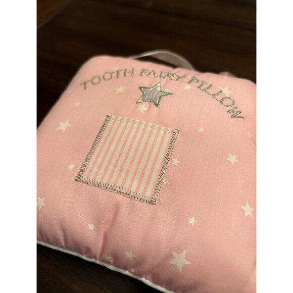 Healthtex Pink Tooth Fairy Pillow With Pocket & Carry Bag Child Wishes - Picture 5 of 10